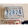Image 3 : 3 MOTORCYCLE AND 1 CARRIER LICENSE PLATES