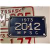 Image 4 : 3 MOTORCYCLE AND 1 CARRIER LICENSE PLATES