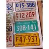Image 2 : 9 SASK LICENSE PLATES, 1940s *REPAINTED*