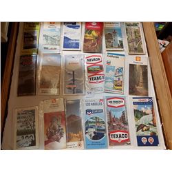 18 VINTAGE ROAD MAPS, OIL. CO ADVERTISING