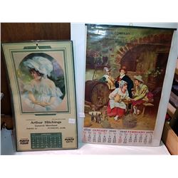 1940 (PUNNICHY, SK) AND 1949 (HAGUE, SK) CALENDARS