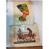 Image 1 : VINTAGE EGYPTIAN PAPYRUS PAINTINGS 16"X12"