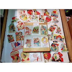 VERY OLD VALENTINE CARDS, SOME FROM 1930s, *BEAUTIFUL*