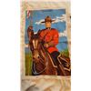 Image 2 : RCMP OLD PURE LINEN, MOUNTIE ON HORSE & CANADA TOWEL