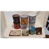Image 1 : TOBACCO TINS, LOT OF 10
