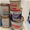 Image 3 : GENERAL STORE TIN CANS LOT OF 8