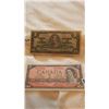 Image 2 : 2 - 1954 $2 CNDN NOTES, 1954 CNDN $1 NOTE, 1937 $1 CNDN NOTE