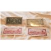 Image 4 : 2 - 1954 $2 CNDN NOTES, 1954 CNDN $1 NOTE, 1937 $1 CNDN NOTE