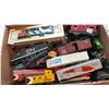 Image 2 : HUGE LOT OF TOY TRAINS, CARS, TRACKS, ETC