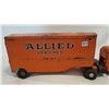 Image 2 : GIANT TOY LINCOLN ALLIED TRUCK TRAILER, 23"