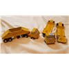 Image 1 : YELLOW TONKA TIN TOY TRUCKS W/TRAILERS