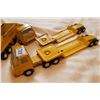 Image 3 : YELLOW TONKA TIN TOY TRUCKS W/TRAILERS