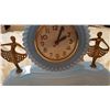 Image 2 : SESSION ELECTRIC CLOCK, BLUE GLASS, 13",* OLDER*