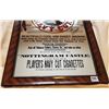 Image 3 : PLAYER'S ADVERTISING GLASS MIRROR SIGN 14"X20"