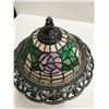 Image 3 : STAINED GLASS LAMP, MODERN, 17" TALL