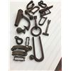 Image 1 : CANT HOOK & CLEVISES, PACKING CRATE TOOL, HAND FORGED ITEMS