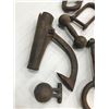 Image 2 : CANT HOOK & CLEVISES, PACKING CRATE TOOL, HAND FORGED ITEMS