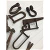 Image 4 : CANT HOOK & CLEVISES, PACKING CRATE TOOL, HAND FORGED ITEMS