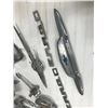 Image 2 : LOT OF CHROME MIRRORS, EMBLEMS & SPEEDOMETER