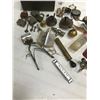 Image 5 : LOT OF COLLECTIBLE LAMP PARTS, GOGGLES, BELL, PICOTS, ETC.