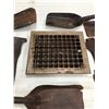 Image 2 : METAL REGISTER 10"X12", COAL SHOVELS, 6 CAST STOVE LOGS