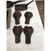 Image 3 : METAL REGISTER 10"X12", COAL SHOVELS, 6 CAST STOVE LOGS