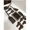 Image 5 : METAL REGISTER 10"X12", COAL SHOVELS, 6 CAST STOVE LOGS