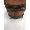 Image 5 : WOODEN CHURN KEG W/LID, (17"H, 15"W, 11"D)