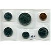 Image 2 : 1972 CNDN SPECIMENT COIN SET (PENNY TO DOLLAR)