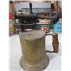 Image 2 : VINTAGE BRASS BLOW TORCH *UNIQUE HANDLE*