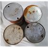 Image 11 : 4 OIL TINS, EXXON, GULF, ESSO, SHELL