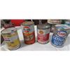 Image 1 : 4 OIL TINS, EXXON, GULF, ESSO, SHELL
