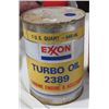 Image 2 : 4 OIL TINS, EXXON, GULF, ESSO, SHELL