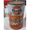 Image 4 : 4 OIL TINS, EXXON, GULF, ESSO, SHELL