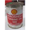 Image 6 : 4 OIL TINS, EXXON, GULF, ESSO, SHELL