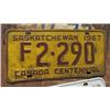Image 2 : 1960s SASK LICENSE PLATES, (APPROX 12)