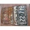 Image 1 : 1950s SASK LICENSE PLATES, QTY 6