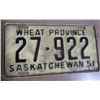 Image 3 : 3 SASK LICENSE PLATES, 2 - 1951  & 1 - 1959