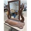 Image 1 : DRESSER MIRROR WALNUT, (22"H, BASE 23"W)