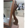 Image 2 : DRESSER MIRROR WALNUT, (22"H, BASE 23"W)
