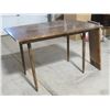 Image 2 : 1960s WALNUT KITCHEN TABLE W/LEAF, (32X48")