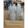 Image 1 : BOX OF BOTTLES, 7 MILK, (1 PA DAIRY), DREY SQUARE MASON, 4 POP INCL COKE & MISSION