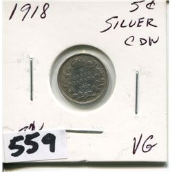 1918 CNDN SMALL SILVER NICKEL