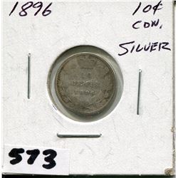 1896 CNDN SILVER DIME