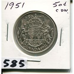 1951 CNDN 50 CENT PC