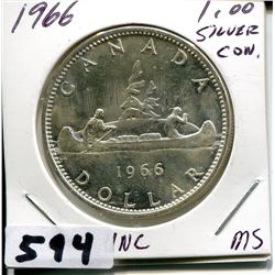 1966 CNDN SILVER DOLLAR