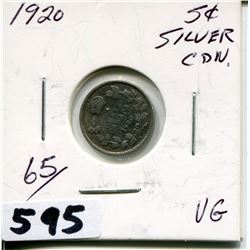 1920 CNDN SMALL SILVER NICKEL