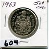 Image 1 : 1963 CNDN SILVER 50 CENT PC