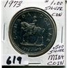 Image 1 : 1973 CNDN .500 SILVER RCMP CENTENNIAL DOLLAR