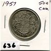 Image 1 : 1957 CNDN SILVER 50 CENT PC